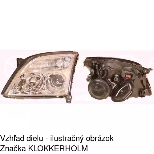Hlavný reflektor 5518100E /POLCAR/ - obr. 1