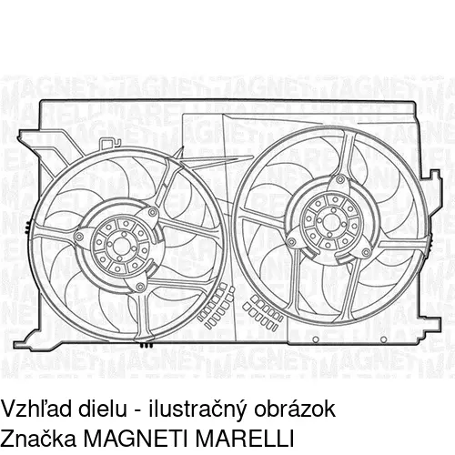 Ventilátory chladičov POLCAR 551823W2-1