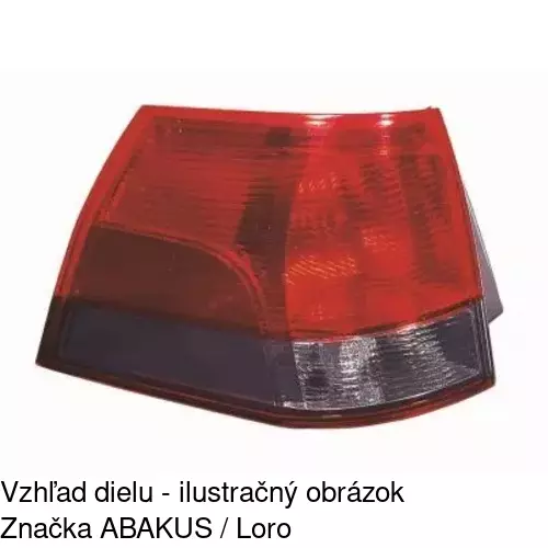 Zadné svetlo 5518876E /POLCAR/ - obr. 1