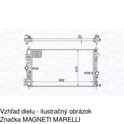 Chladiče vody 5520083K /POLCAR/ - obr. 2