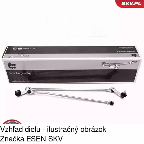 Náhon stieračov bez motora 5551MWP1 /POLCAR/ - obr. 1