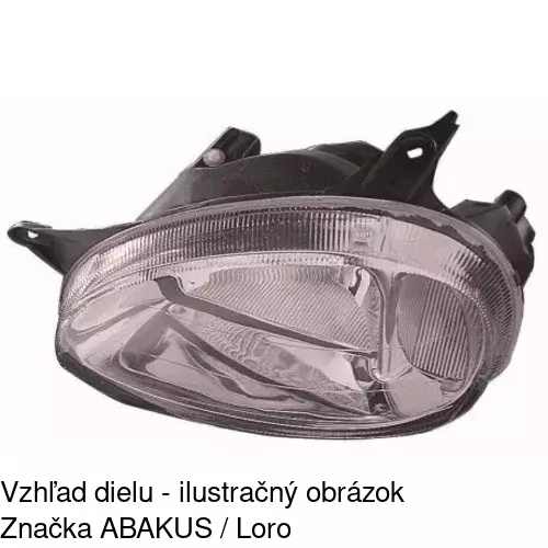 Hlavný reflektor 5555098E /POLCAR/ - obr. 5