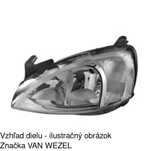 Hlavný reflektor 5556092E /POLCAR/ - obr. 3