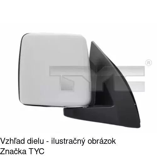 Vonkajšie zrkadlo 5556517M /POLCAR/ - obr. 1
