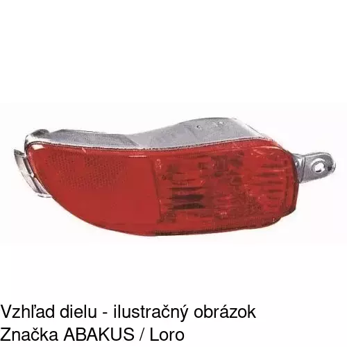 Hmlové svetlo - zadné 5556980E /POLCAR/ - obr. 4