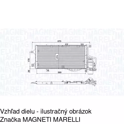 Chladiče klimatizácie 5557K8C2 /POLCAR/ - obr. 3