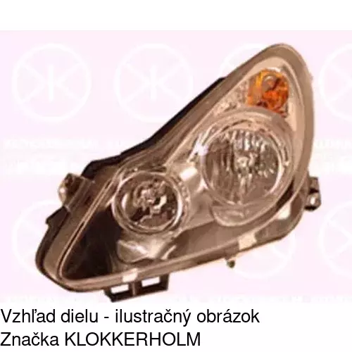 Hlavný reflektor 5558093E /POLCAR/ - obr. 3