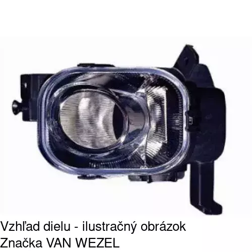 Hmlové svetlo - predné 5558291E /POLCAR/ - obr. 4