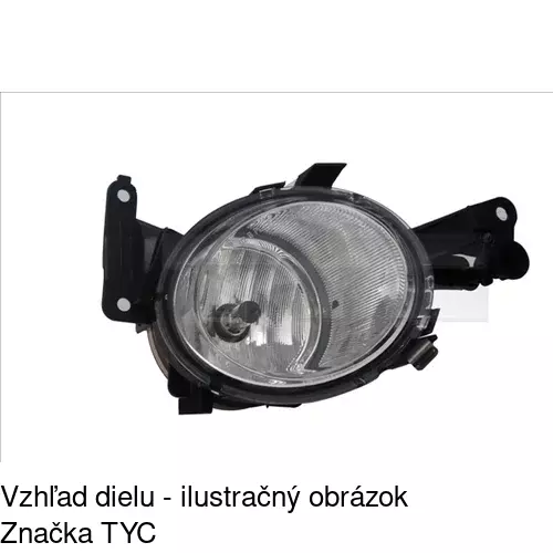 Hmlové svetlo - predné POLCAR 5558292E