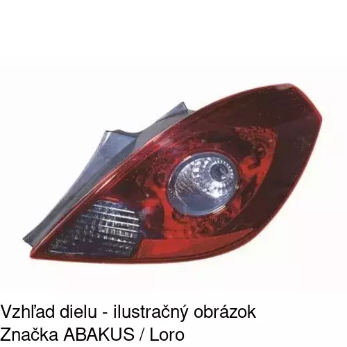 Zadné svetlo 5558883E /POLCAR/ - obr. 3