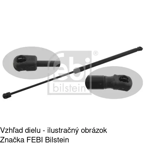 Plynová pružina 5558AB /POLCAR/ - obr. 1