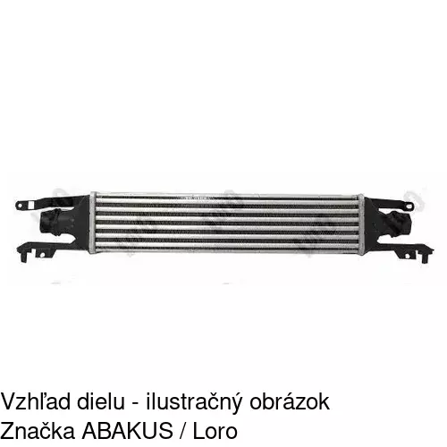 Chladiče vzduchu (Intercoolery) 5558J8-2 /POLCAR/ - obr. 1