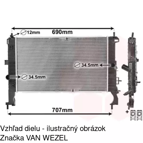 Chladiče vody 555908A3 /POLCAR/ - obr. 5