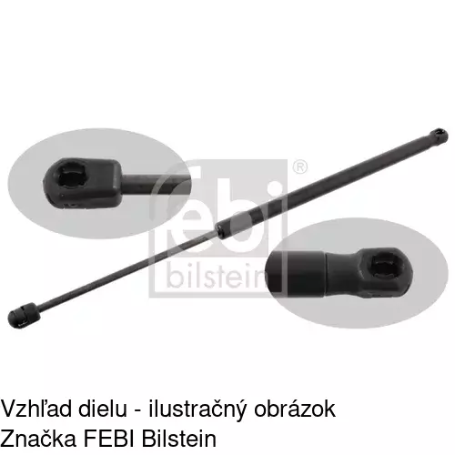 Plynová pružina 5559AB /POLCAR/ - obr. 1