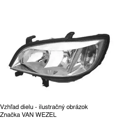 Hlavný reflektor 5560101E /POLCAR/ - obr. 4