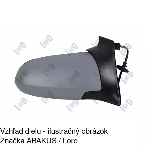 Vonkajšie zrkadlo POLCAR 5560525E