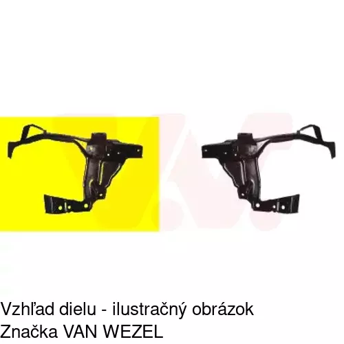Držiak predného pásu 556104-5 /POLCAR/ - obr. 2