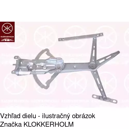 Mechanizmus sťahovania okna elektrický bez motora 5561PSG1 /POLCAR/ - obr. 1