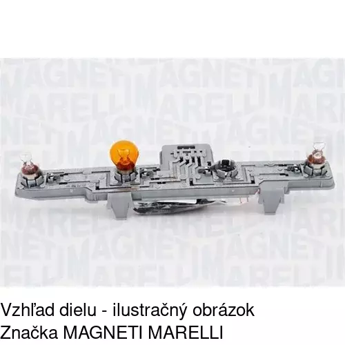 Žiarovková lišta zadného svetla POLCAR 5563885U