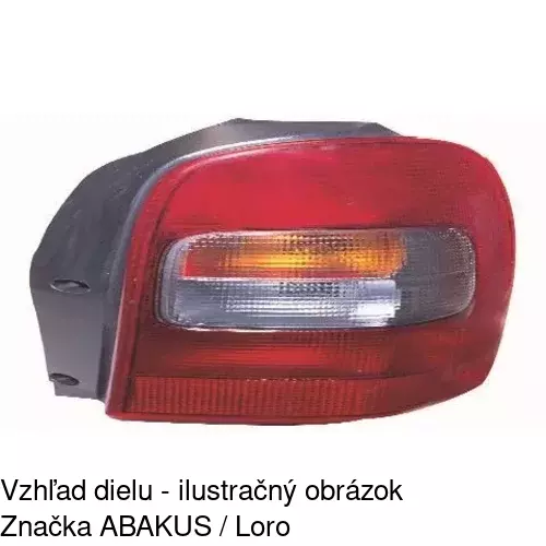 Zadné svetlo POLCAR 558188
