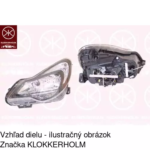 Hlavný reflektor 55B1093E /POLCAR/ - obr. 2
