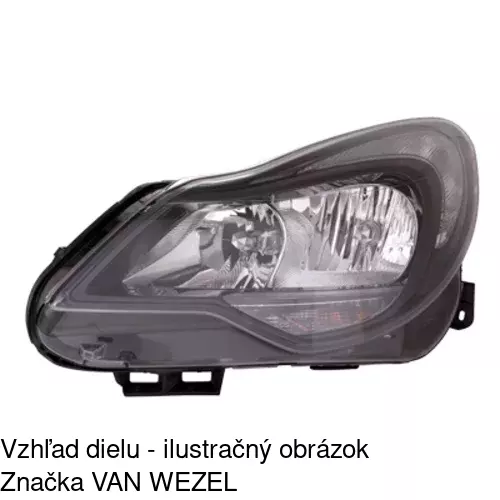 Hlavný reflektor 55B1093E /POLCAR/ - obr. 5