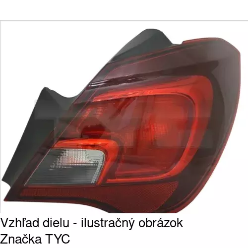 Zadné svetlo 55B287-U /POLCAR/ - obr. 1