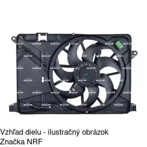Ventilátory chladičov POLCAR 55L123W2-Q