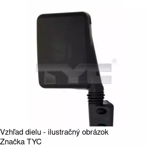 Vonkajšie zrkadlo 5701521M /POLCAR/ - obr. 5
