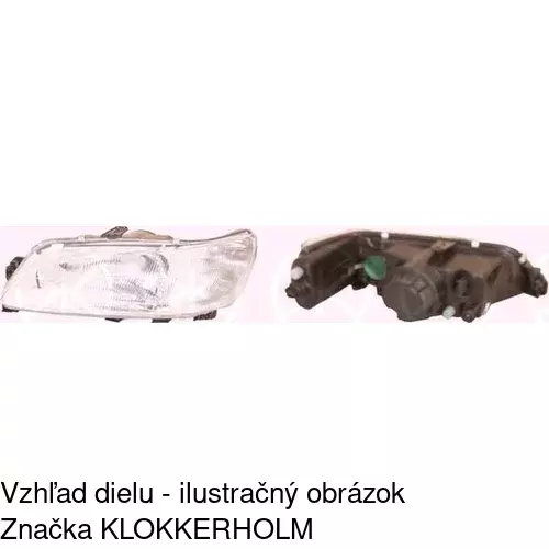 Hlavný reflektor 570810-E /POLCAR/ - obr. 1