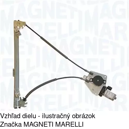 Elektrický mechanizmus okna dverí POLCAR 5708PSE5