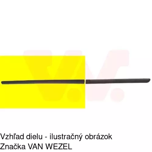 Lišta dverí POLCAR 57100034