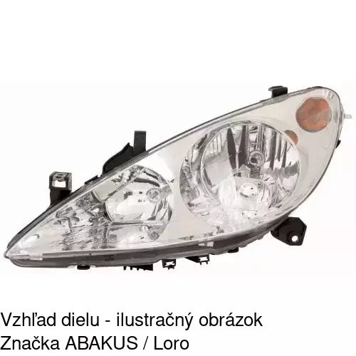 Hlavný reflektor 571009-E /POLCAR/ - obr. 5
