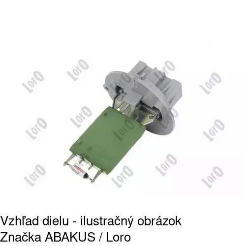 Ovládače klimatizácie 5710KST2X /POLCAR/ - obr. 2