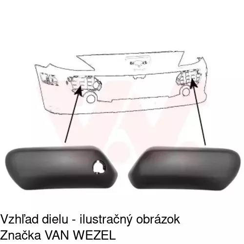 Lišta nárazníka 5711079R /POLCAR/ - obr. 2