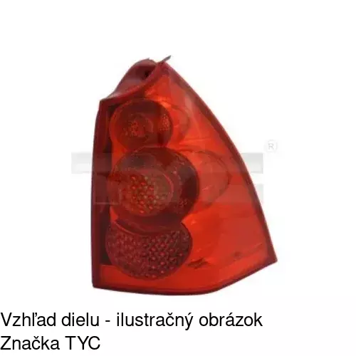 Zadné svetlo POLCAR 5711881S