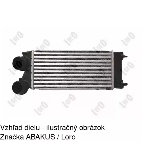 Chladiče vzduchu (Intercoolery) 5712J8-1 /POLCAR/ - obr. 3