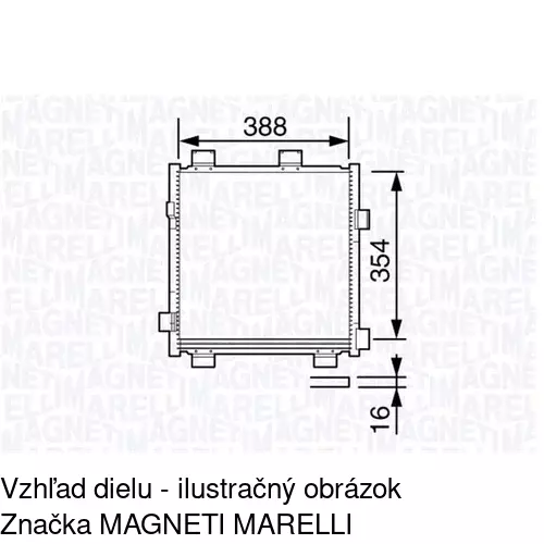 Chladiče klimatizácie POLCAR 5716K81K