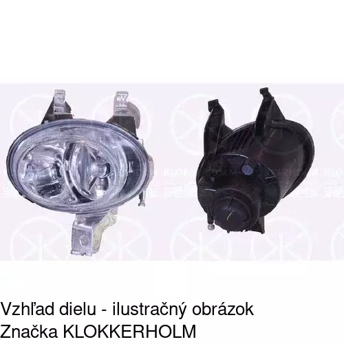 Hmlové svetlo - predné 5723291E /POLCAR/ - obr. 2