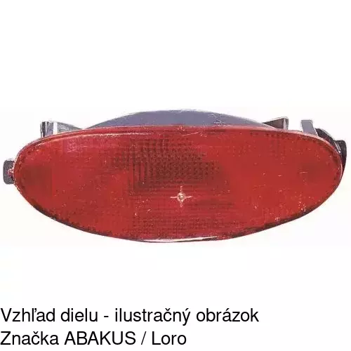 Hmlové svetlo - zadné 572397-V /POLCAR/ - obr. 4