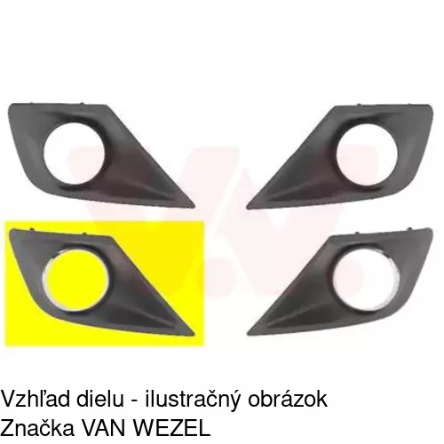 Rámik hmlového svetla 57242718 /POLCAR/ - obr. 1