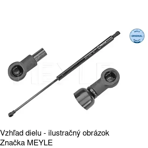 Plynová pružina 5724AB1 /POLCAR/ - obr. 1