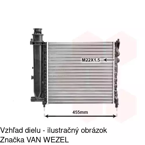 Chladiče vody 5737083X /POLCAR/ - obr. 1