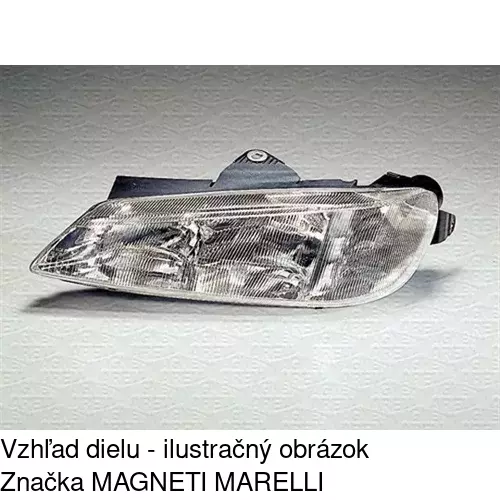 Hlavný reflektor 574609-E /POLCAR/ - obr. 1
