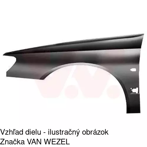 Predný blatník 574702-J /POLCAR/ - obr. 2