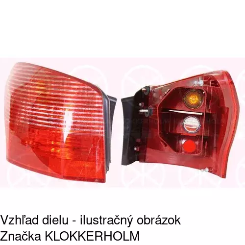 Zadné svetlo POLCAR 5748871U