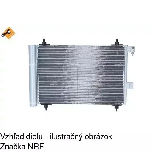 Chladiče klimatizácie 5748K8C1 /POLCAR/ - obr. 1
