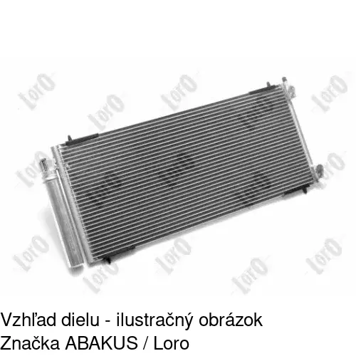 Chladiče klimatizácie 5748K8C2S /POLCAR/ - obr. 1