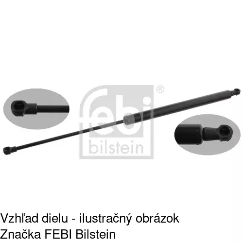 Plynová pružina 5756AB1 /POLCAR/ - obr. 3