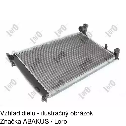 Chladiče vody 576508A5 /POLCAR/ - obr. 1